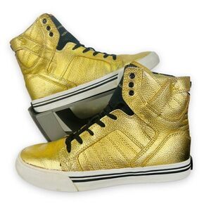 Supra Muska 001 Skytop Metallic Gold / Black S13021K Youth 5